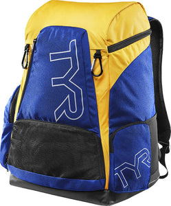 TYR ALLIANCE 45L BACKPACK - ROYAL/GOLD