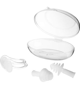 TYR NOSE AND EARPLUG SET - CLEAR