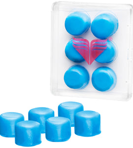 TYR YOUTH SILICONE EARPLUGS - BLUE