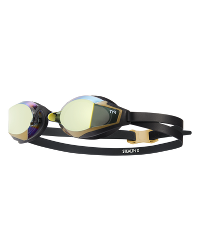 TYR STEALTH X MIRRORED GOGGLE - GOLD/BLACK