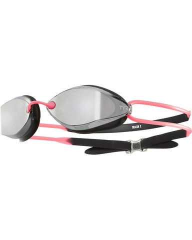 TYR TRACER X RACING NANO MIRRORED GOGGLE - SILVER/PINK